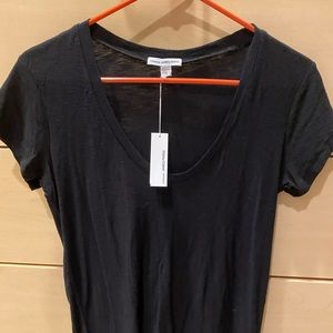 NWT James Perse Black Tee. Size 1.